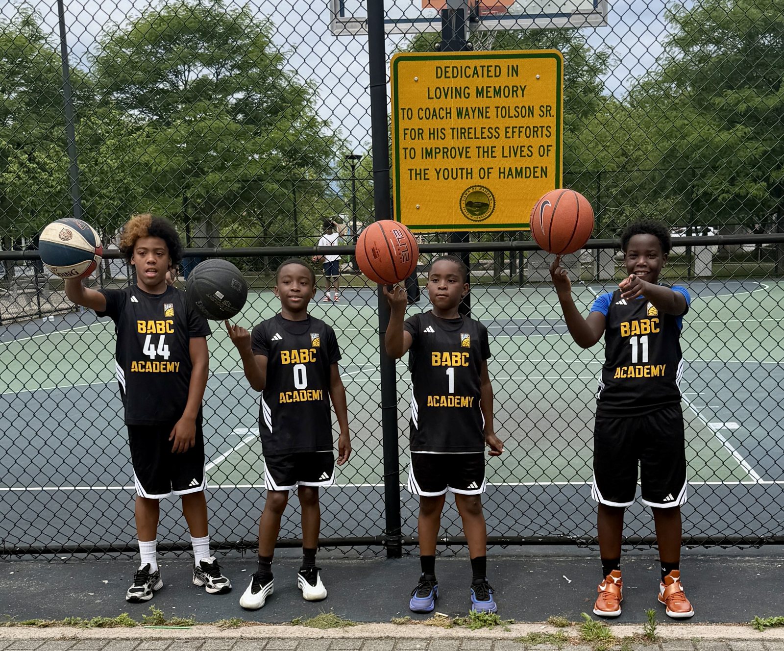 Killer Bees at the Coach Tolson court